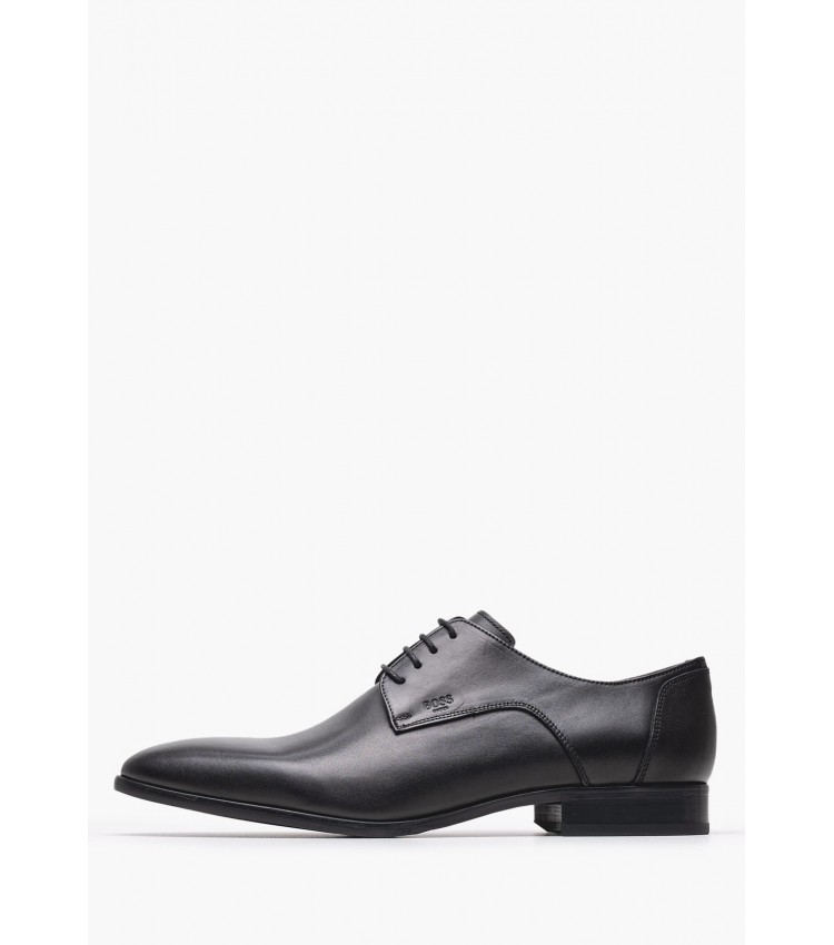 Men Shoes B7513 Black Leather Boss shoes