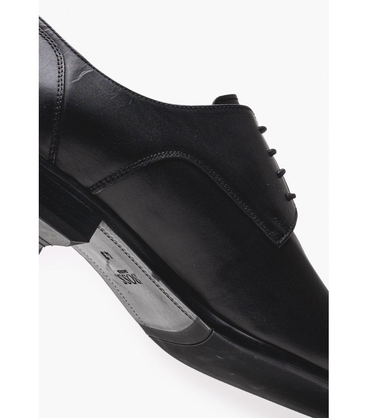 Men Shoes B7513 Black Leather Boss shoes