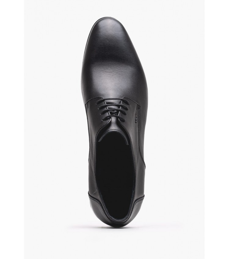 Men Shoes B7513 Black Leather Boss shoes