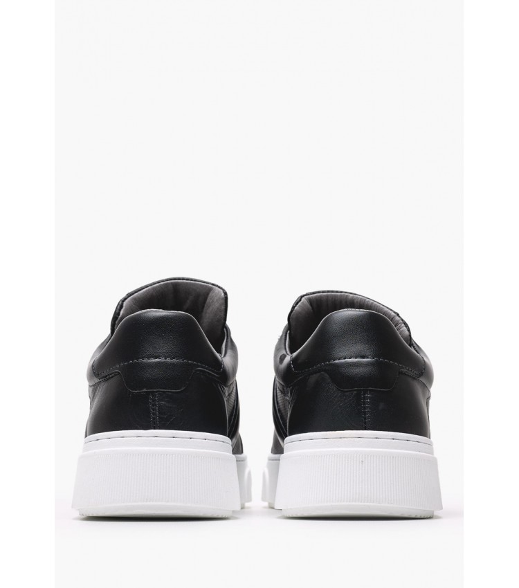 Ανδρικά Παπούτσια Casual BC340 Μαύρο Δέρμα Boss shoes