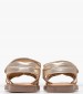 Kids Flip Flops & Sandals Betty.Or Gold Leather Kickers