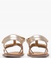 Kids Flip Flops & Sandals Diamanto.Or Gold Leather Kickers