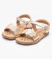 Kids Flip Flops & Sandals Dyastar.Or Gold Leather Kickers