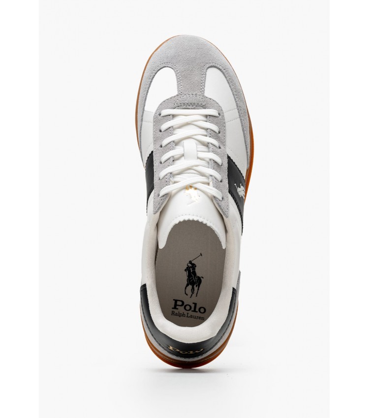 Men Casual Shoes Aera.Pp White Buckskin Ralph Lauren