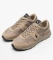 Men Casual Shoes Train89.Low Beige Leather-Fabric Ralph Lauren