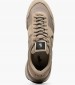 Men Casual Shoes Train89.Low Beige Leather-Fabric Ralph Lauren