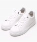 Men Casual Shoes 251001 White Leather La Martina