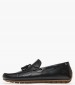 Men Moccasins 251061 Black Leather La Martina