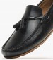 Men Moccasins 251061 Black Leather La Martina