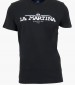 Men T-Shirts Mar304.Jersey Black Cotton La Martina