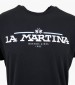 Men T-Shirts Mar304.Jersey Black Cotton La Martina