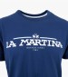 Men T-Shirts Mar304.Jersey DarkBlue Cotton La Martina