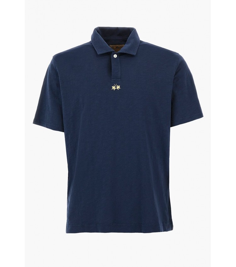 Men T-Shirts Polo.Club DarkBlue Cotton La Martina