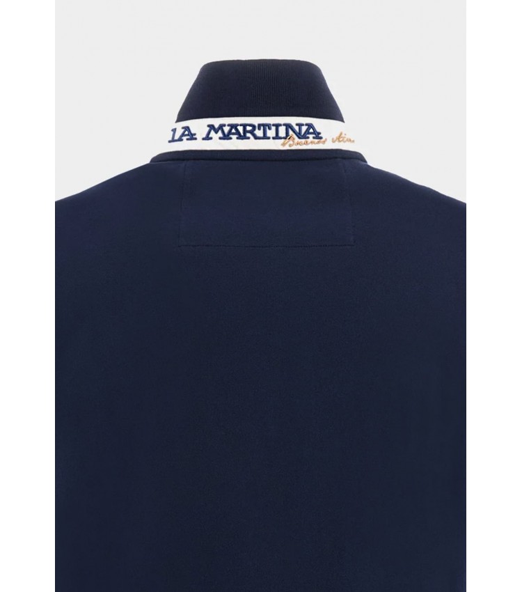 Men T-Shirts Polo.Str DarkBlue Cotton La Martina