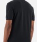 Men T-Shirts Small.Jersey,Polo Black Cotton La Martina