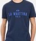 Men T-Shirts Ss.Shirt.Jersey DarkBlue Cotton La Martina