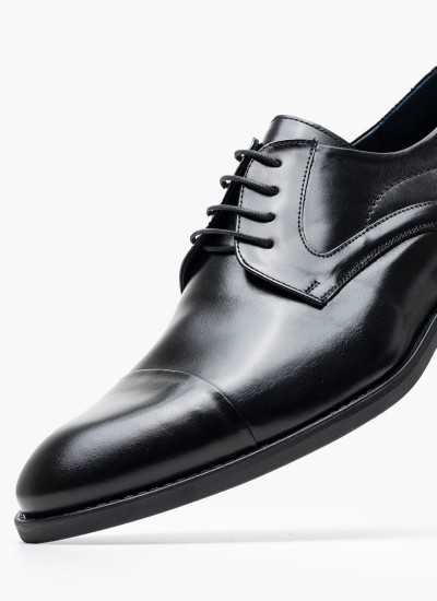 Men Shoes 13609 Black Leather S.Oliver