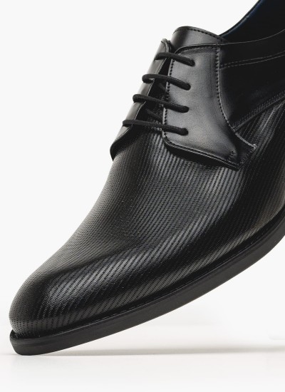 Men Shoes 13609 Black Leather S.Oliver