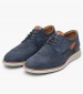 Men Shoes 5402 Blue Nubuck Leather Damiani