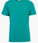 Men T-Shirts Con.Trast Green Cotton GANT