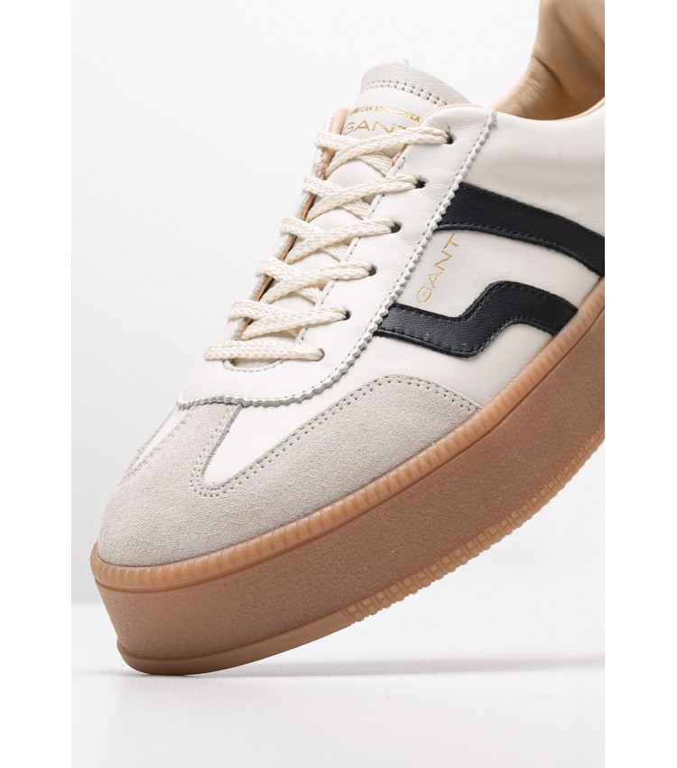 Women Casual Shoes Cuzmani White Leather GANT