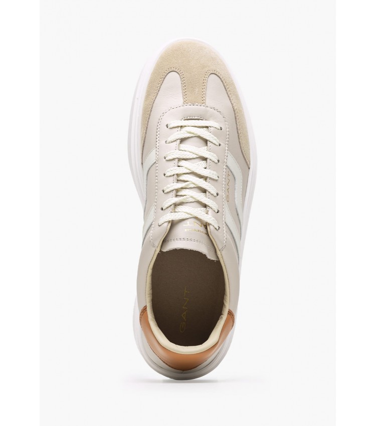 Men Casual Shoes Cuzmoon Beige Leather GANT