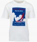 Men T-Shirts Graphic.Shirt White Cotton GANT