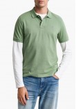 Men T-Shirts Polo.Original.M.2 Green Cotton GANT