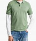 Men T-Shirts Polo.Original.M.2 Green Cotton GANT