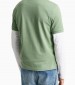 Men T-Shirts Polo.Original.M.2 Green Cotton GANT