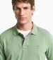 Men T-Shirts Polo.Original.M.2 Green Cotton GANT