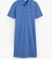 Women Dresses - Bodysuits Shield.Dress Blue Cotton GANT