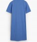 Women Dresses - Bodysuits Shield.Dress Blue Cotton GANT