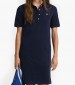 Women Dresses - Bodysuits Shield.Dress DarkBlue Cotton GANT