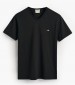 Men T-Shirts Shield.V Black Cotton GANT