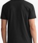 Men T-Shirts Shield.V Black Cotton GANT