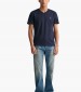 Men T-Shirts Shield.V DarkBlue Cotton GANT