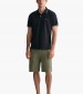 Men T-Shirts Tipping.Rugger Black Cotton GANT