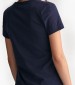 Women T-Shirts - Tops Vn.Shield DarkBlue Cotton GANT