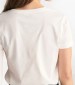 Women T-Shirts - Tops Vn.Shield White Cotton GANT