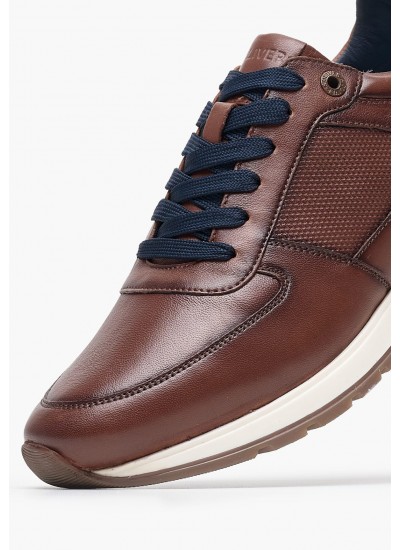 Men Casual Shoes 13650.Cg Brown Leather S.Oliver