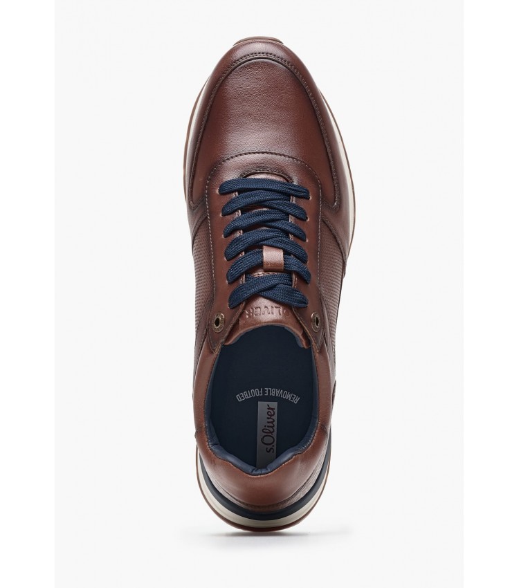 Men Casual Shoes 13650.Cg Brown Leather S.Oliver