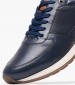 Men Casual Shoes 13650 Blue Leather S.Oliver