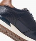 Men Casual Shoes 13650 Blue Leather S.Oliver