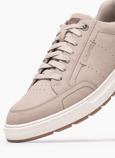 Γυναικεία Παπούτσια Casual 177288 Μπεζ ECOleather Skechers