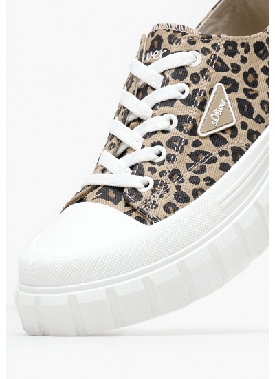 Γυναικεία Παπούτσια Casual 23655 Leopard Ύφασμα S.Oliver