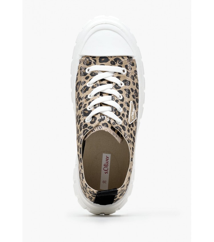 Γυναικεία Παπούτσια Casual 23655 Leopard Ύφασμα S.Oliver