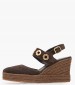 Women Espadrilles C.102 Brown Buckskin Komis and Komis