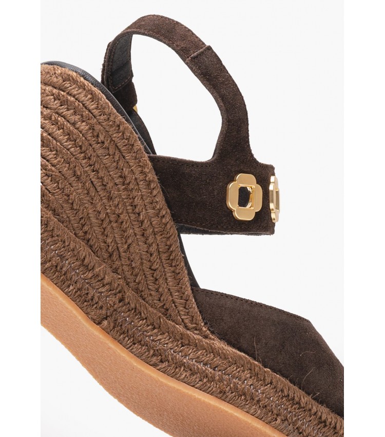 Women Espadrilles C.102 Brown Buckskin Komis and Komis