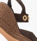 Women Espadrilles C.102 Brown Buckskin Komis and Komis